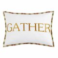 Puesta En Escena 14 x 20 in. Holiday Gather Embroidered Poly Filled Pillow PU3686210